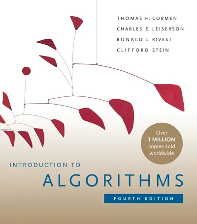 The cover of the book Introduction to Algorithms, Fourth Edition.